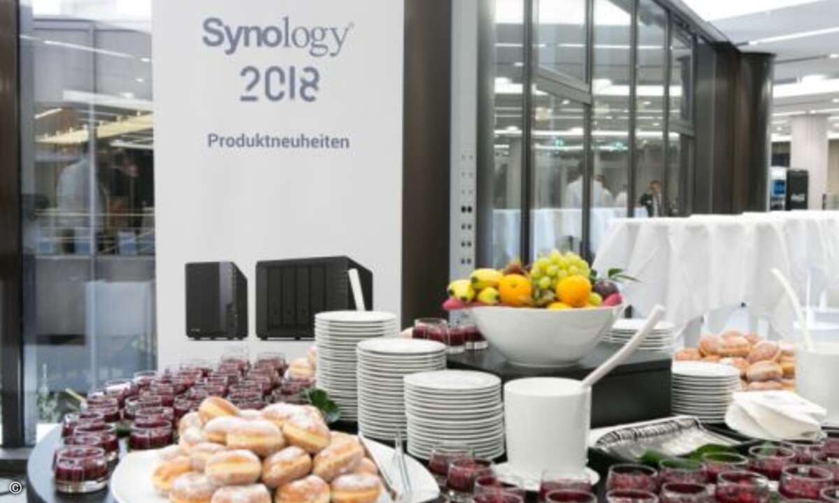 Verhungern musste natürlich niemand ... (Foto: Robert Freund / Synology)