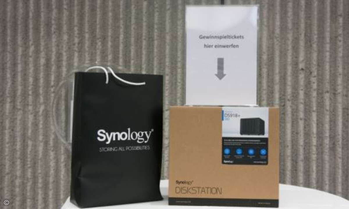 … und am Ende konnte man sogar auch noch etwas gewinnen (Foto: Robert Freund / Synology)