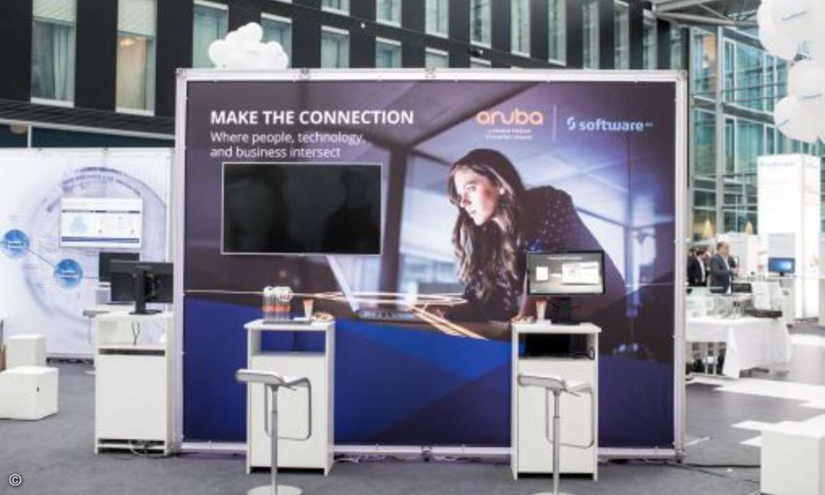 Showcase von Aruba (Foto: Software AG)