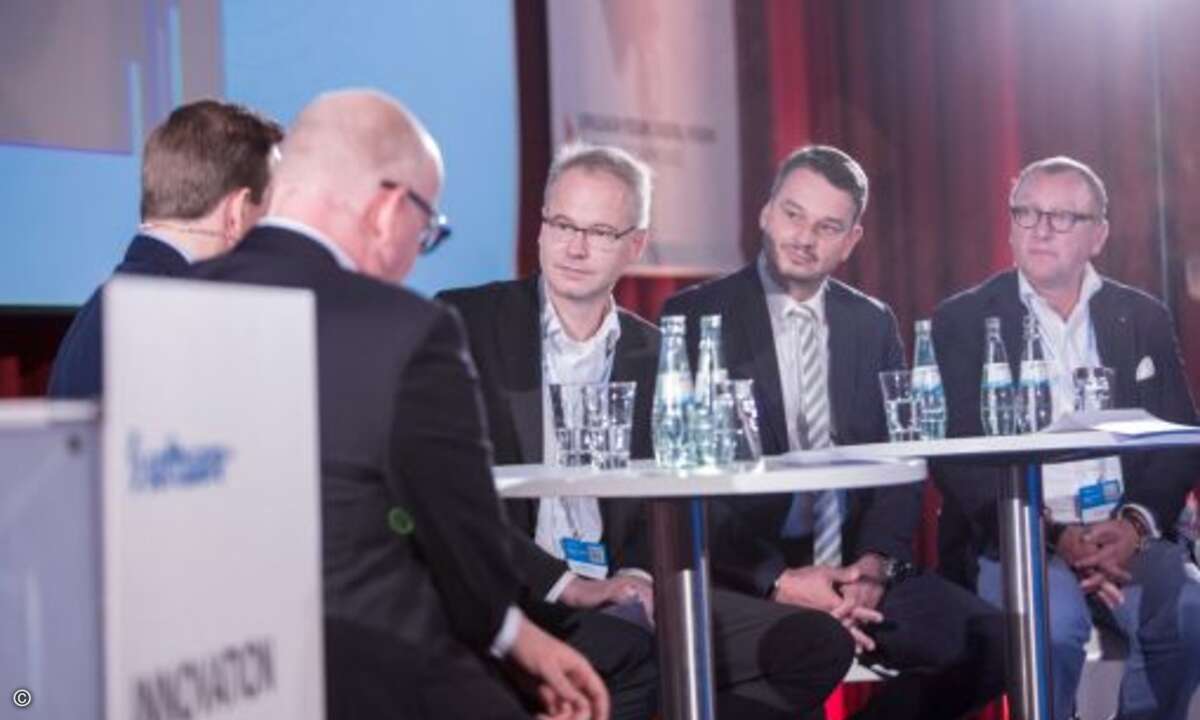 Heinrich Arnold, Karl-Heinz Land, Carsten Knop (Foto: Software AG)