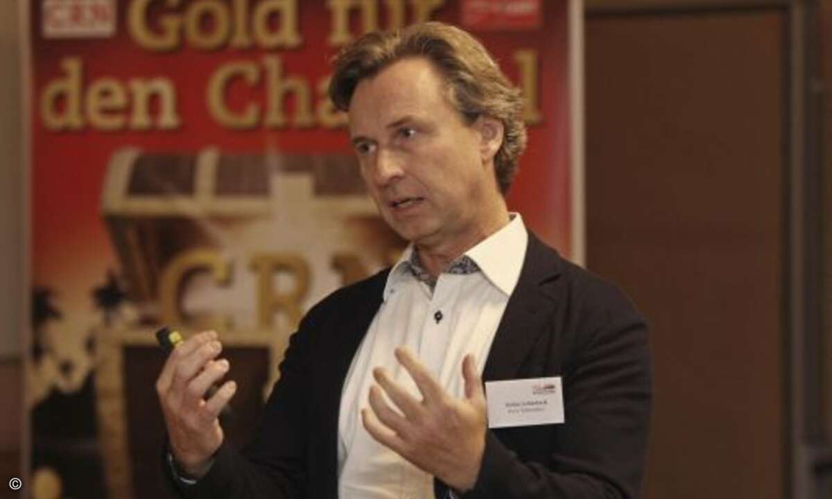 Startup-Flair versprüht Pace-Gründer Robin Schönbeck in seinem Vortrag,... (Foto: CRN)