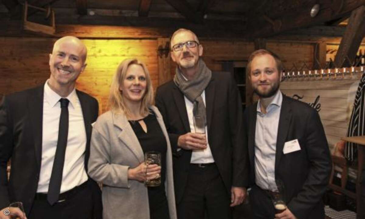 Matthäus Hose (WEKA FACHMEDIEN), Natascha Schönemann (CRN), Jürgen Venhorst (G-Data) und Peter Tischer (CRN) (Foto: CRN)