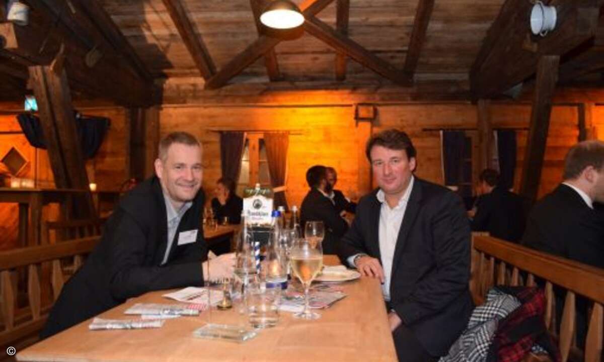 Arnd Villwock (cop software + services) zusammen mit Thorsten Podzimek (SAC) (Foto: CRN)