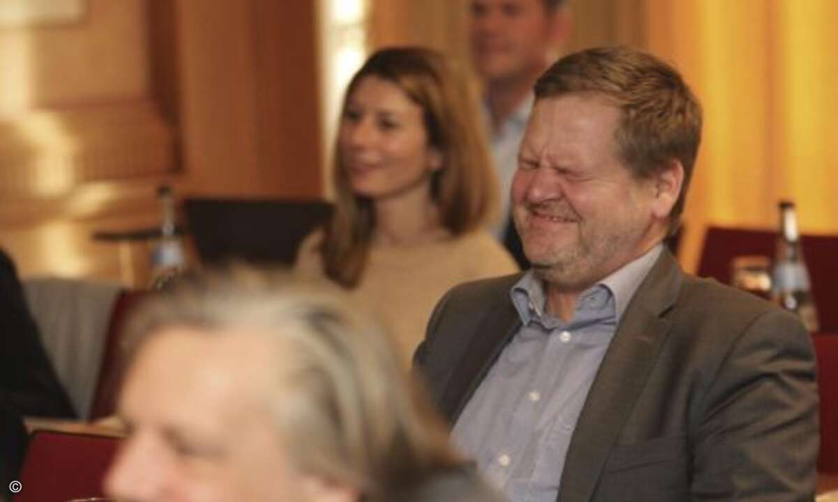 ... wie hier bei Thomas Ebert... (Foto: CRN)