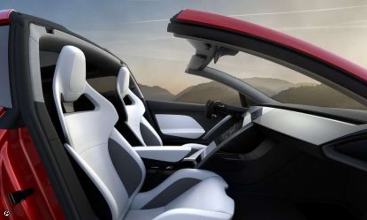 ...eine Spitzengeschwindigkeit von über 400 km/h bieten... (Foto: Tesla)