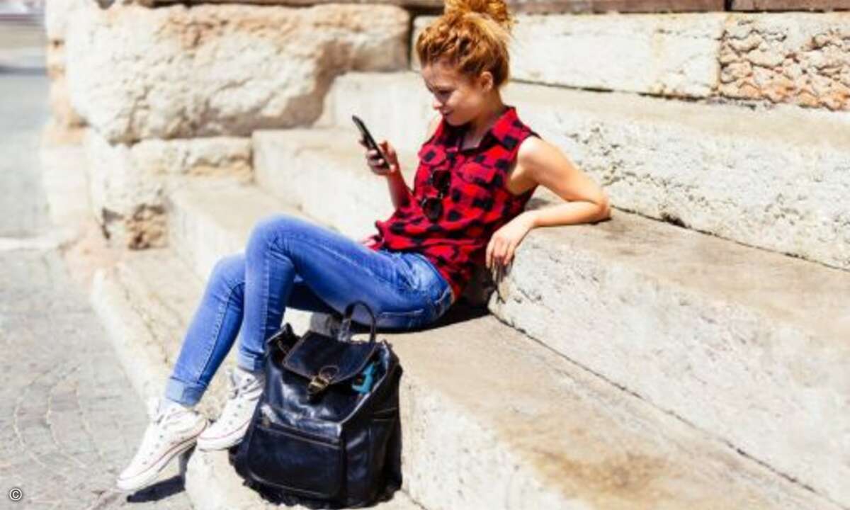 In der App kann der Besitzer das Bewegungsprofil abfragen oder eine Sicherheitszone einrichten (Bild: Vodafone)