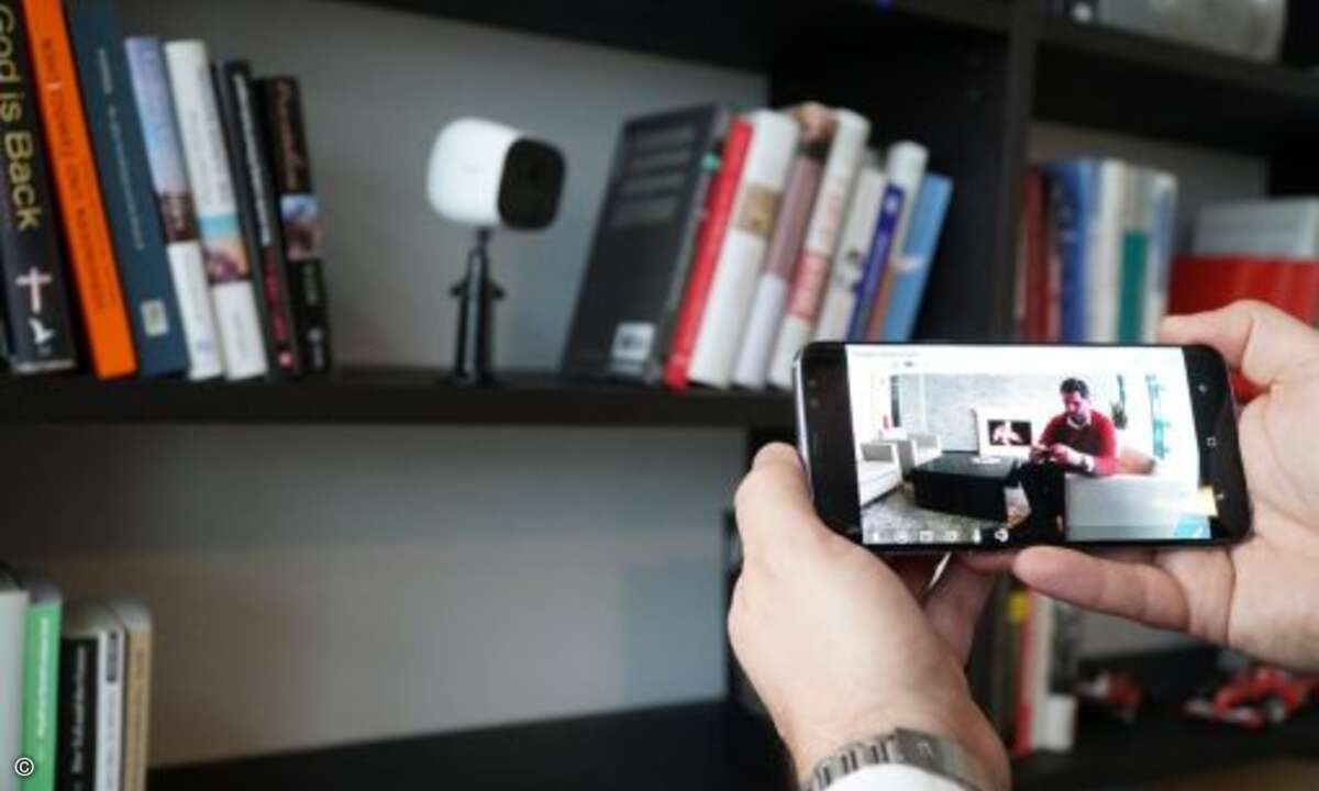 »V-Camera« von Netgear liefert Besitzern von Ferienhäusern oder Wohnmobilen einen einfach zu installierenden Überwachungsschutz (Bild: Vodafone)