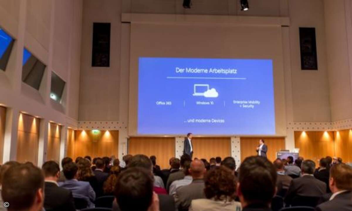 Ein zentrales Thema in den Sessions war der Modern Workplace (Foto: CRN)