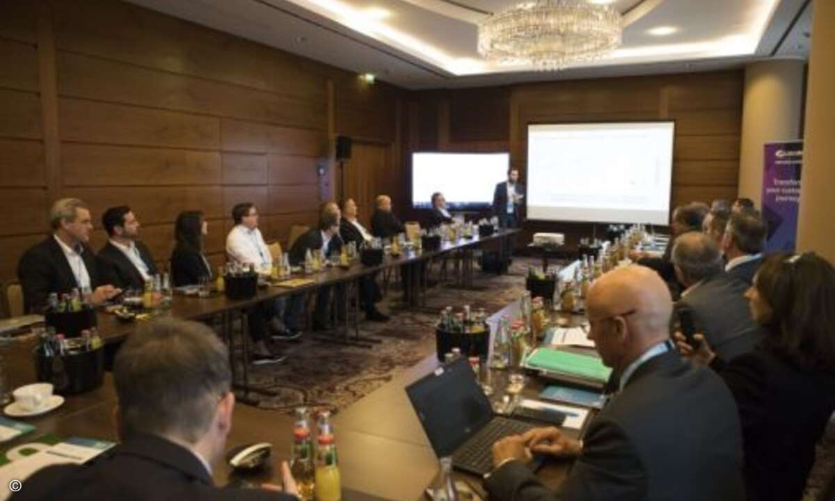 Mathias Widler eröffnet den Executive Roundtable (Foto: Zscaler)