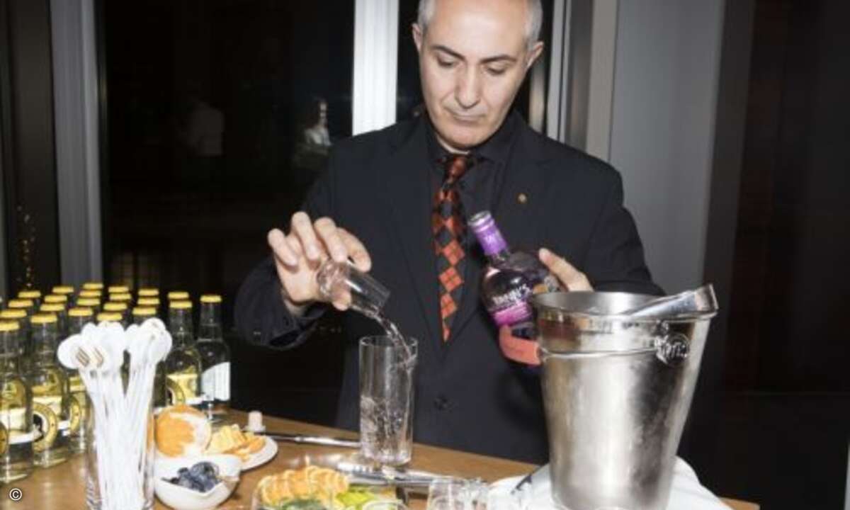 Cocktails und Longdrinks auf Gin-Basis durften da natürlich nicht fehlen (Foto: Zscaler)