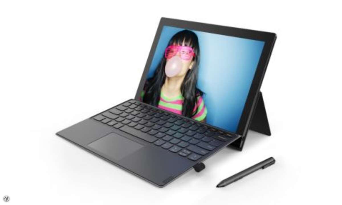 Das 2-in-1-Detachable verbindet die Vorzüge eines Windows-10-S-Laptops mit der Mobilität eines Smartphones (Bild: Lenovo)