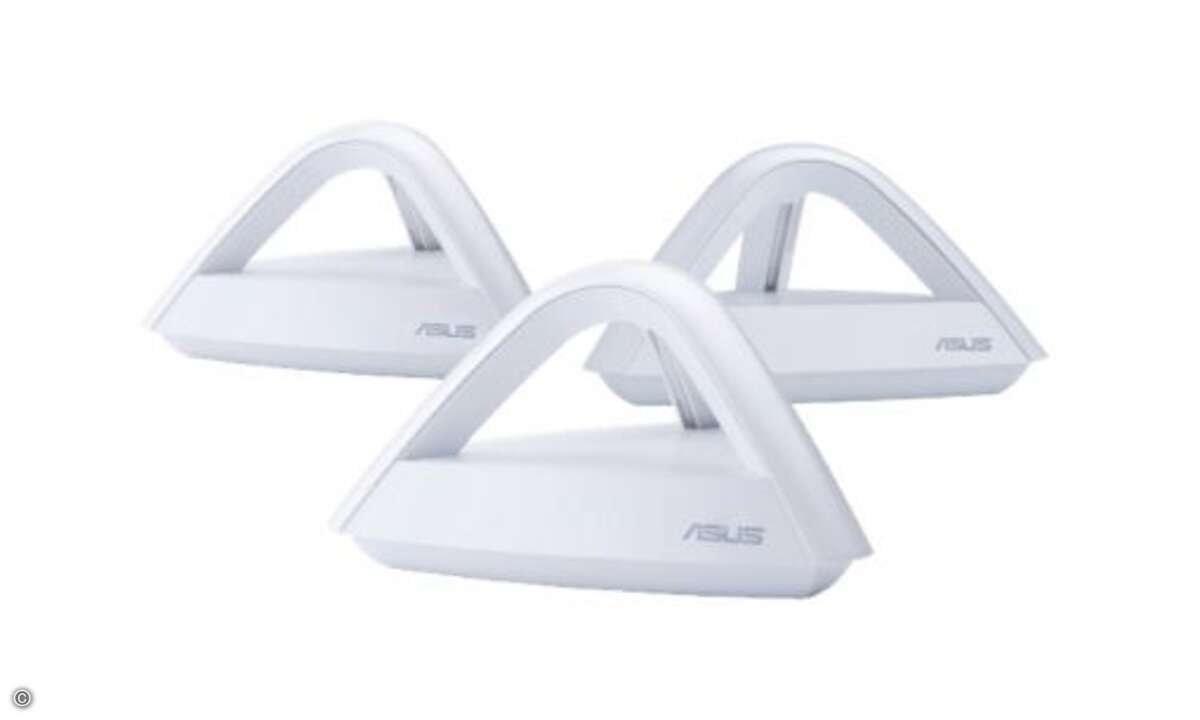 Asus hat eine Reihe von neuen Netzwerkgeräten, darunter die WLAN-Mesh-Systeme »Lyra Voice« und »Lyra Trio«, vorgestellt, die für zuverlässiges WLAN in jedem Winkel des Hauses sorgen sollen (Bild: Asus)