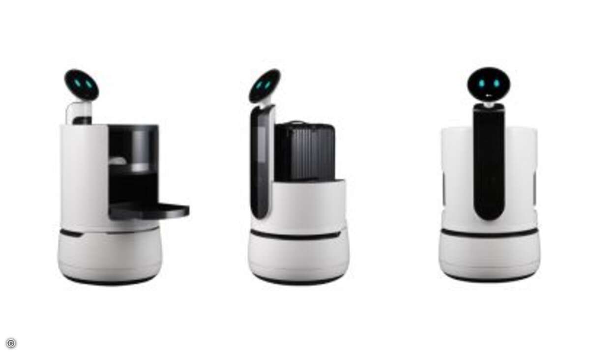 Unter seiner neuen Robotermarke »CLOi« hat LG auf der CES drei neue Konzeptroboter vorgestellt (Bild: LG)