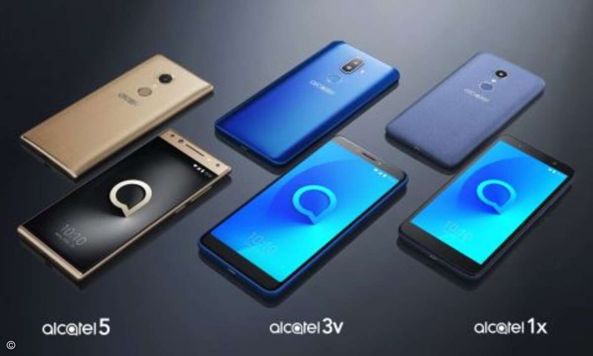 Die inzwischen zum chinesischen TCL-Konzern gehörende Marke Alcatel präsentierte eine neue Smartphone-Range (Bild: Alcatel)