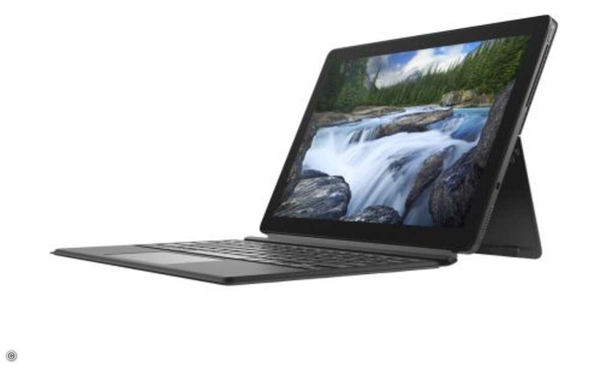 Der 2-in-1-PC »Dell Latitude 5290« ist ein 12,3-Zoll-Detachable mit Full-HD-Display und optionaler magnetisch dockbarer Tastatur (Bild: Dell)