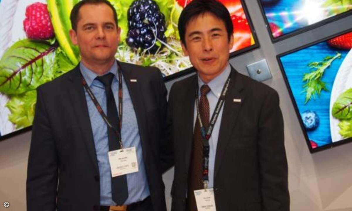 Ole Jacobs und Go Inoue von Toshiba (Foto: CRN)