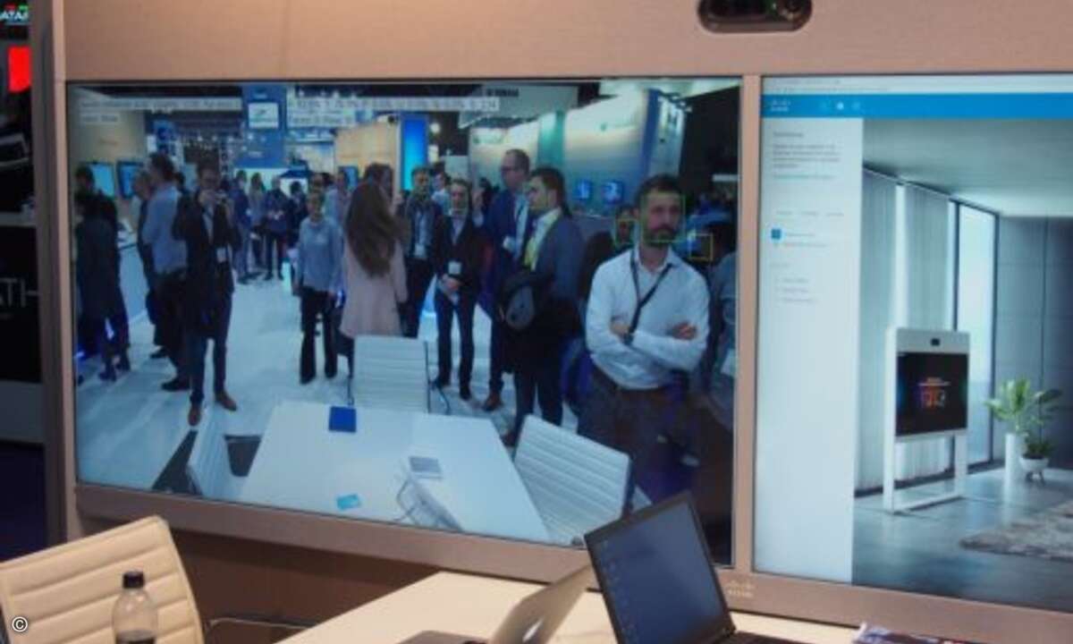 Konferenztechnik von Cisco (Foto: CRN)