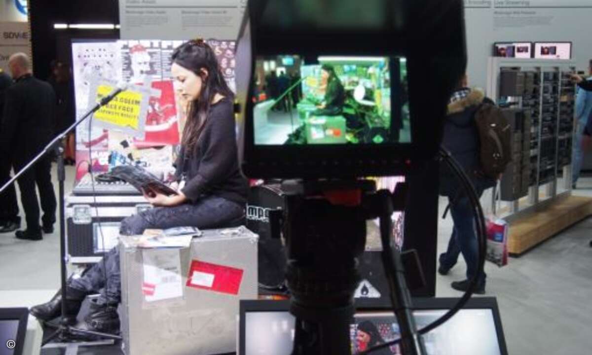 Kunst und Kamera bei Blackmagicdesign (Foto: CRN)