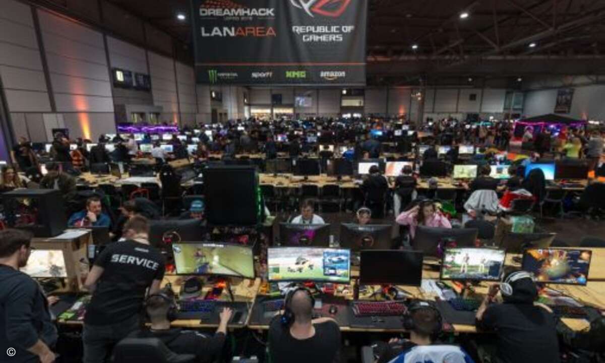 Die DreamHack ist auch Schauplatz von Deutschlands größter LAN-Party (Bild: Leipziger Messe / Tom Schulze)