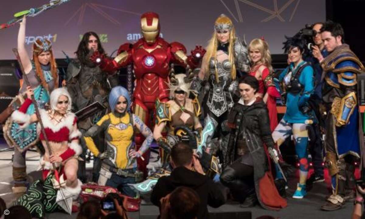 Beim großen Cosplay Contest zeigten sich die Teilnehmer in den Kostümen ihrer Games-Helden (Bild: Leipziger Messe / Tom Schulze)