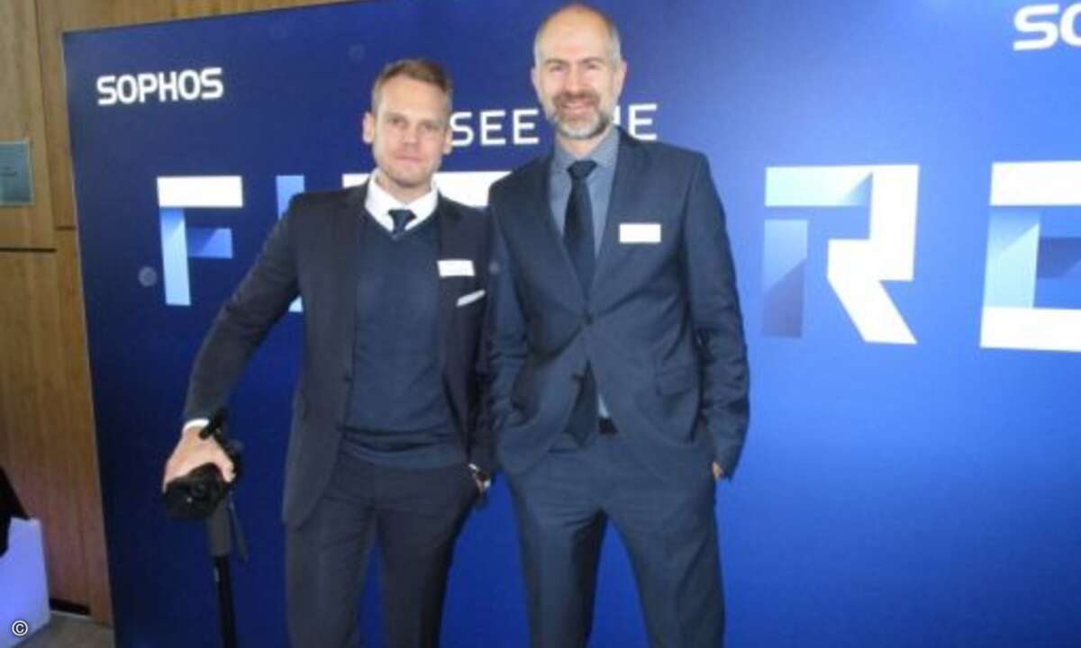 Reisefertig: Denis Brendelberger und Jörg Schindler von Sophos (Foto: CRN)