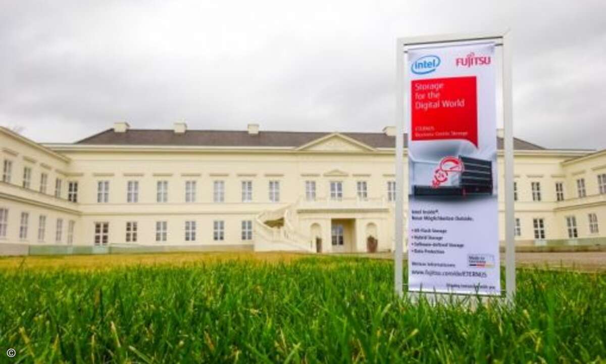 Zum Auftakt seiner Storage Days hatte Fujitsu nach Hannover ins Schloss Herrenhausen geladen (Foto: Fujitsu)
