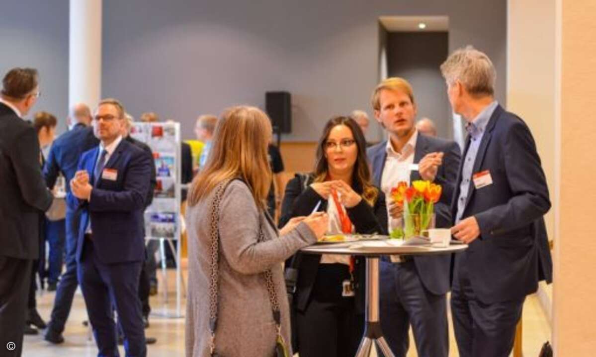 Zwischen den Vorträgen gab es viel Zeit zum Netzwerken … (Foto: Fujitsu)