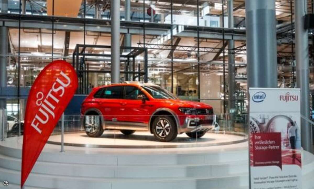 Dresden war dann eher eine Angelegenheit für Auto- und Technikliebhaber (Foto: Fujitsu)