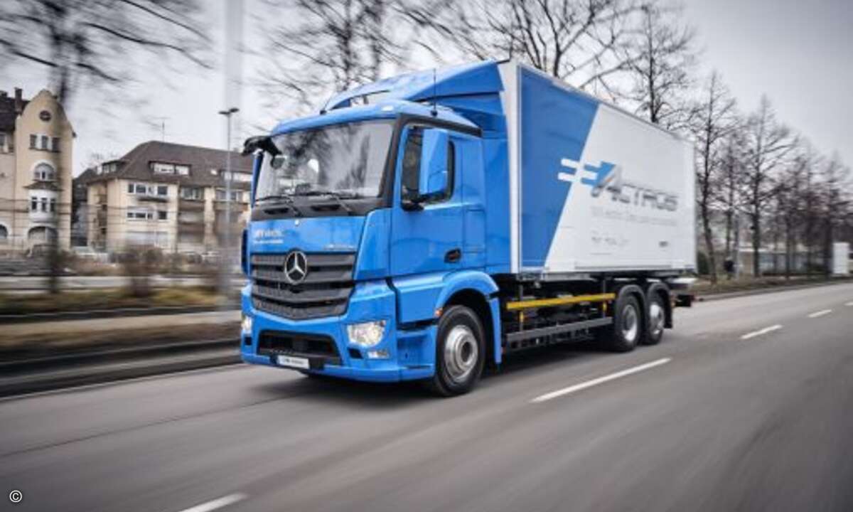 Der e-Actros von Mercedes-Benz (Foto: Mercedes-Benz)