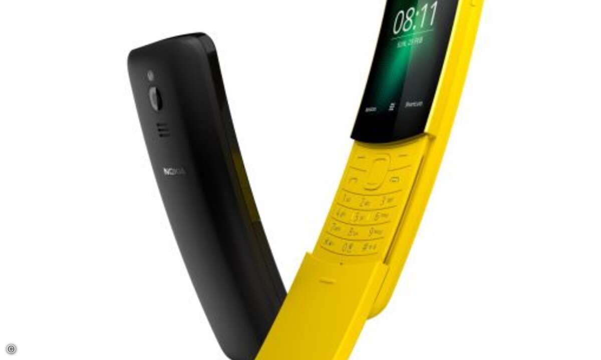 Die Neuauflage des Slider-Handys »Nokia 8110« kennen viele noch aus dem Film Matrix (Bild: Nokia)