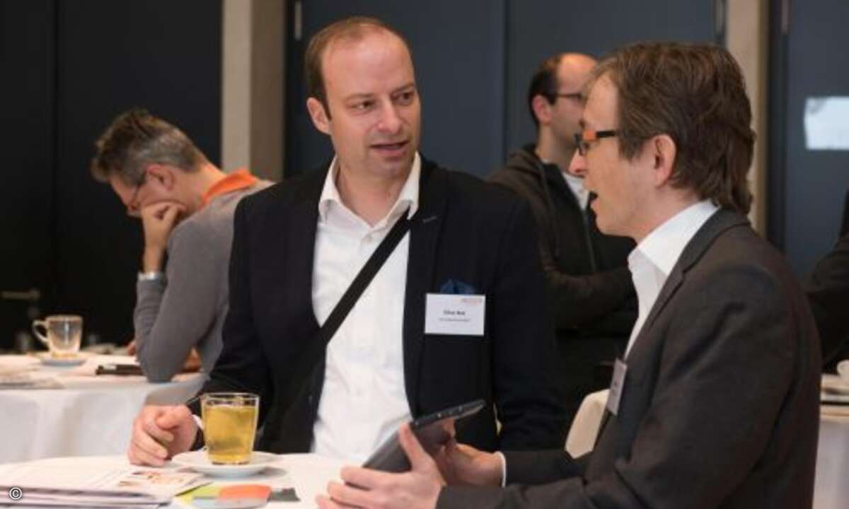 Zwischen den Vorträgen konnten sich Systemhäuser untereinander zum Thema MSP austauschen (Foto: Acmeo)