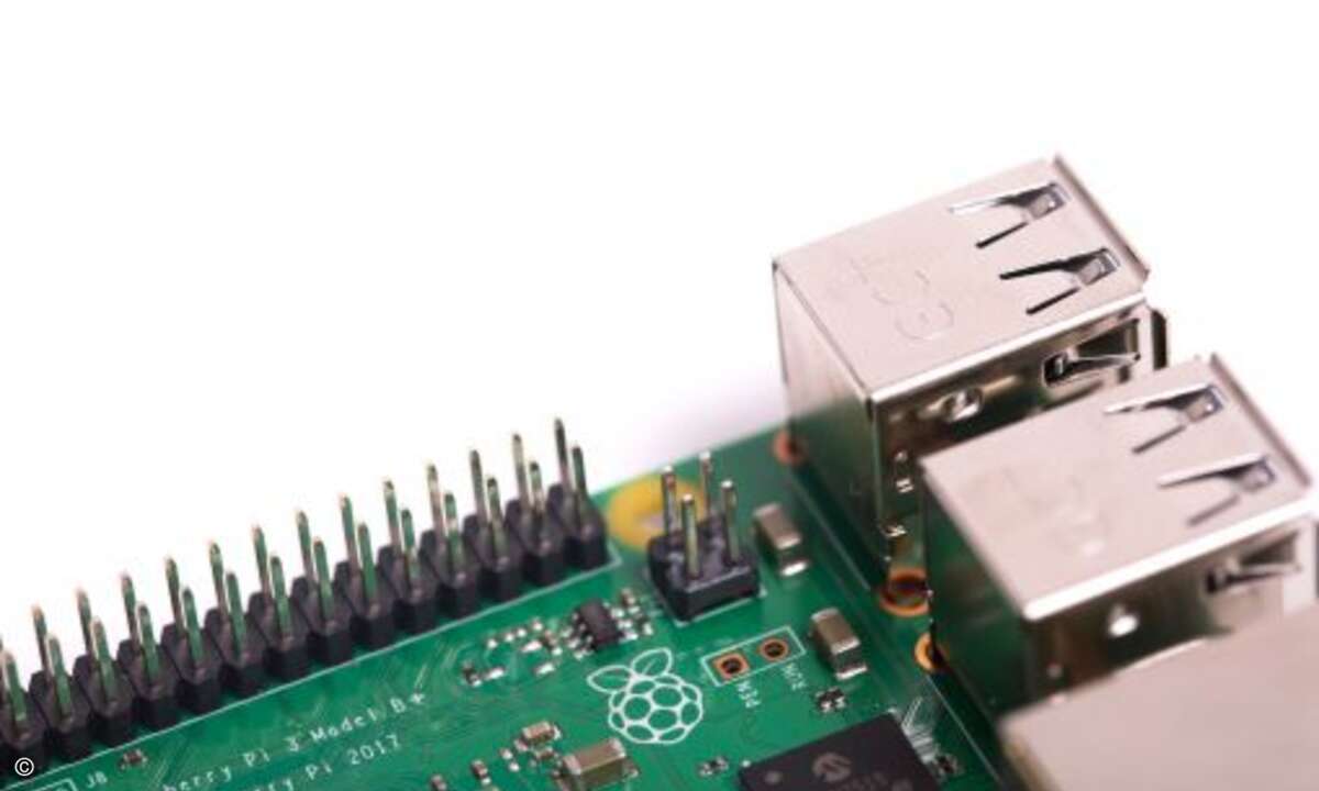 Um die nötige Leistung aufs Brett zu bringen... (Foto: Raspberry Pi Foundation)
