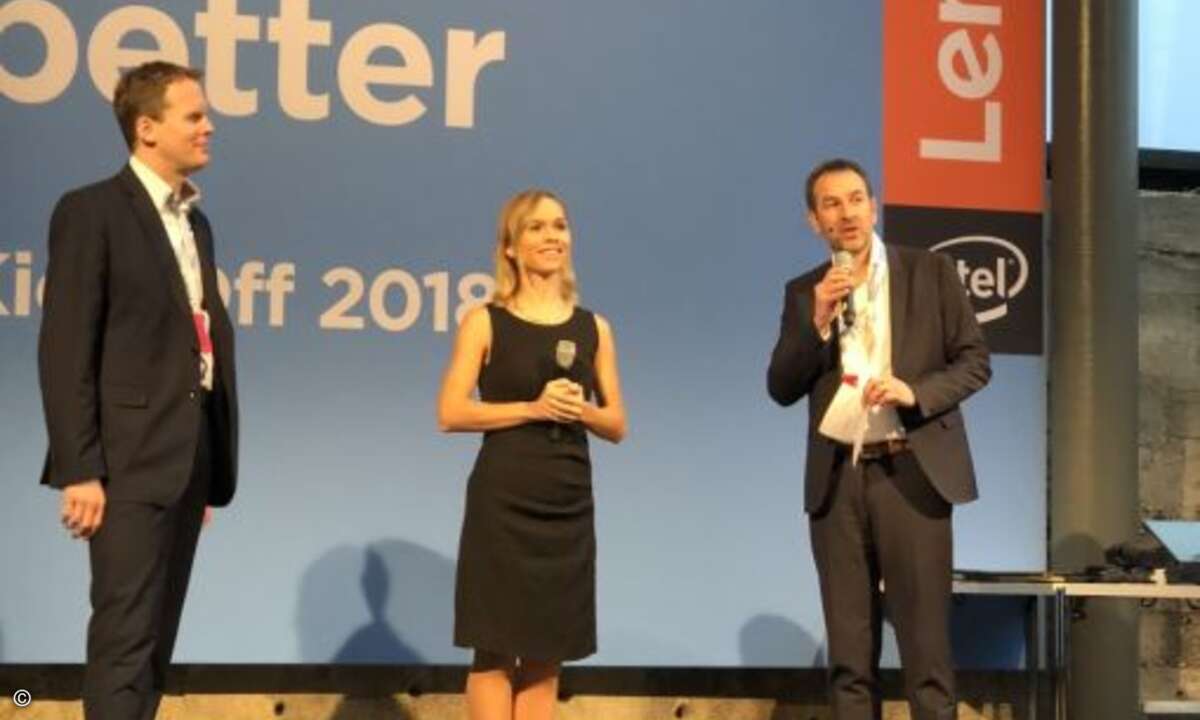 Mirco Krebs, Chef der Lenovo PC-Sparte (links) und Channelchef Bernhard Fauser luden zum Channel Kick-off nach München (Bild: Lenovo)