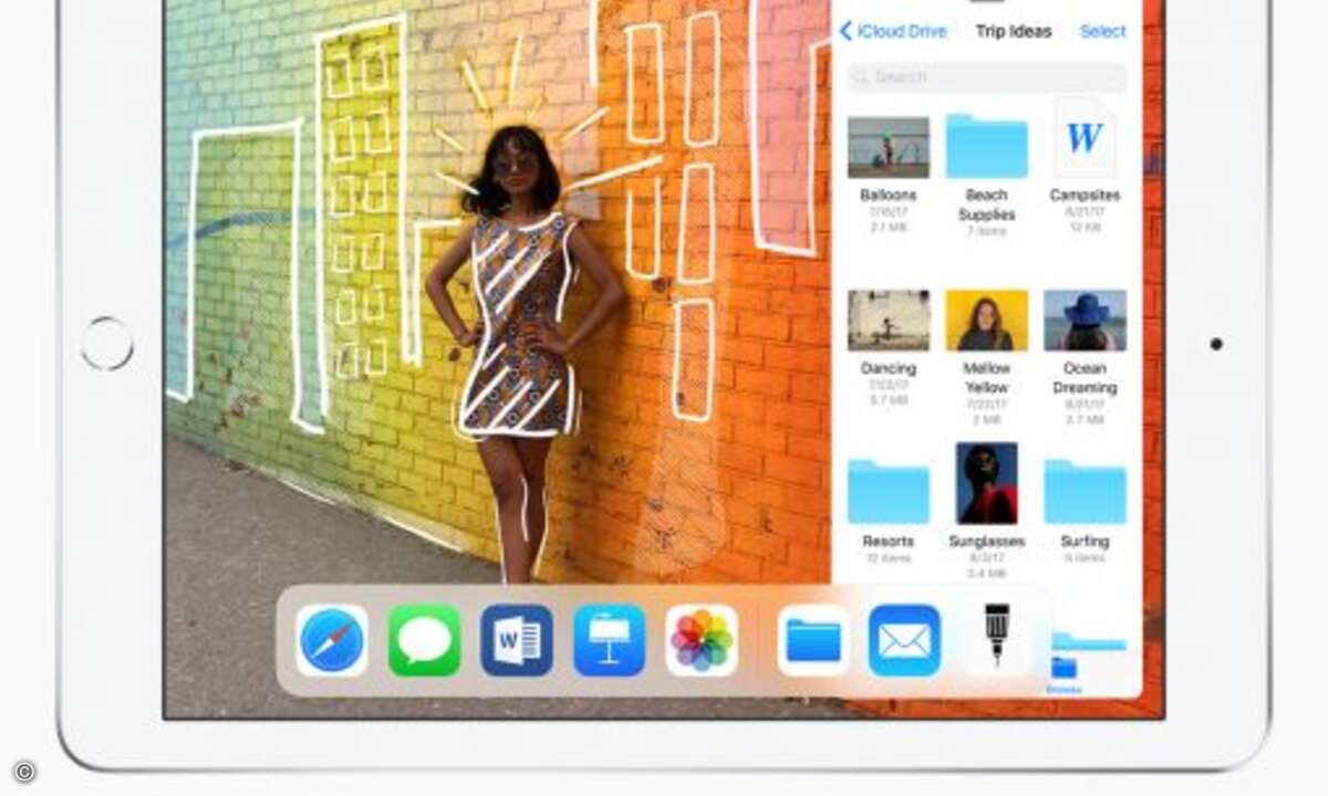 Das neue iPad unterscheidet sich optisch kaum vom Vorgänger... (Foto: Apple)