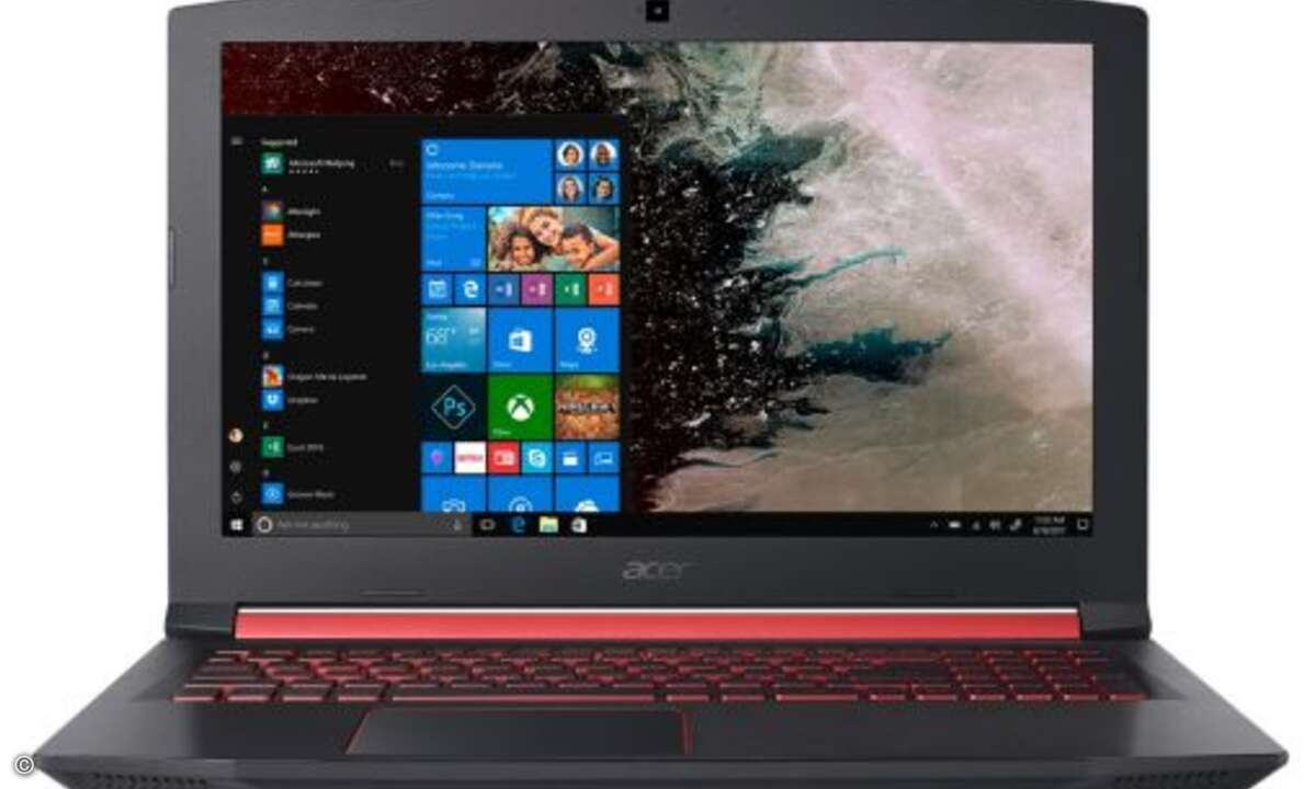 Acer erweitert seine »Nitro 5«-Gaming-Serie um ein 15-Zoll-Modell mit brandneuen »Intel Core i7+«-Prozessoren der achten Generation: »Acer Nitro 5«. (Bild: Acer)