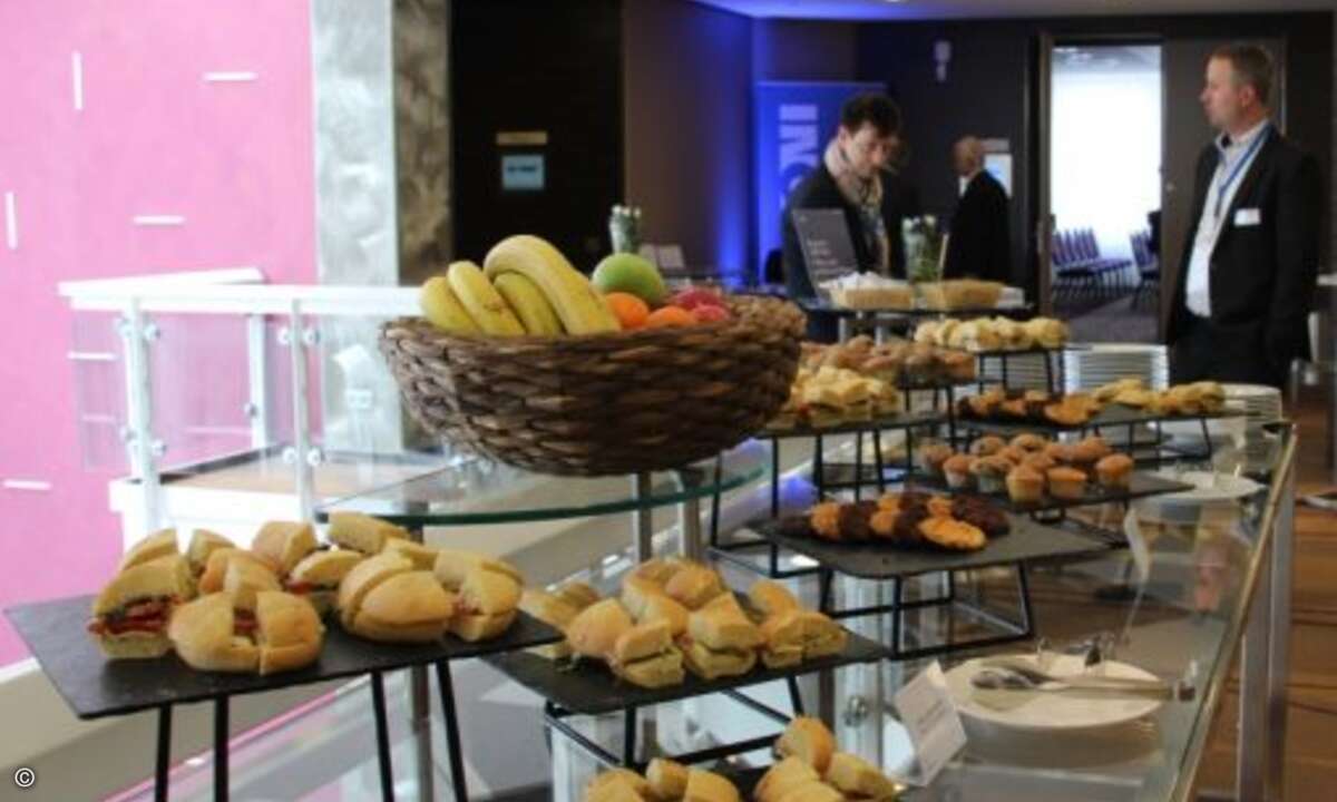 Verhungern musste natürlich niemand... (Foto: Ingram Micro)