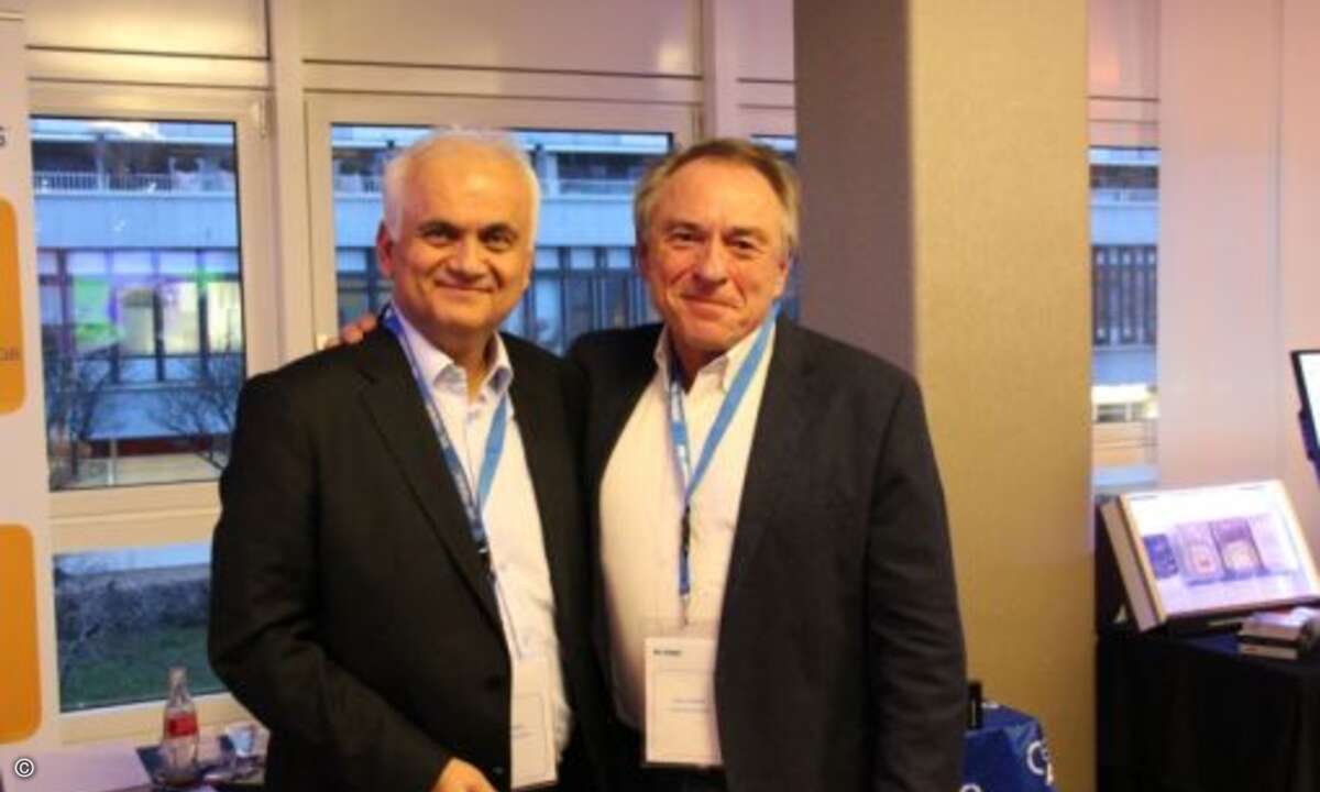 Experten wie Kemal Babür und Julius Faubel von Tandberg standen für die Fragen der rund 40 Teilnehmer des Storage Symposiums bereit (Foto: Ingram Micro)