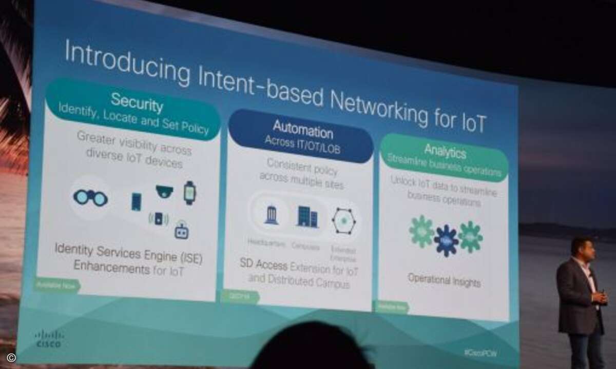 Cisco wird mehr und mehr eine Software-Company: Sicherheit, Automation, Maschinen-Lernen treiben das Netzwerk der Zukunft