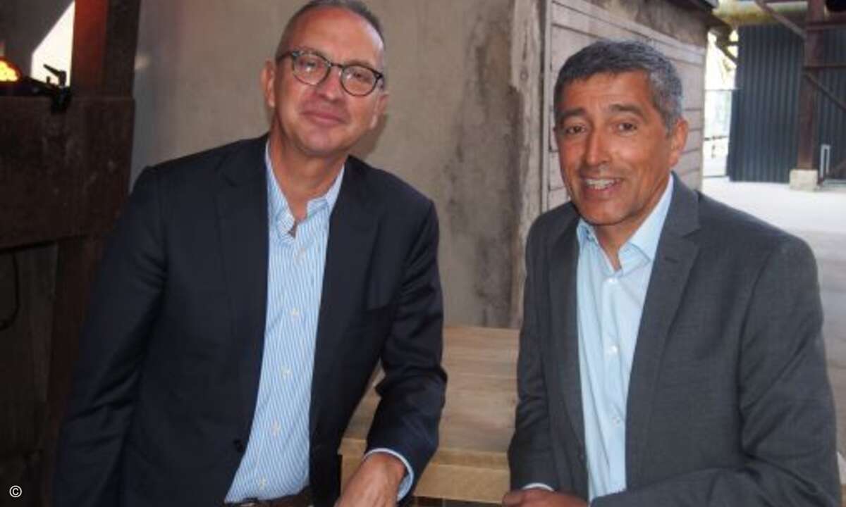 Also-CEO Gustavo Möller-Hergt verstand sich ausgezeichnet mit Keynote-Speaker Ranga Yogeshwar (Bild: CRN)