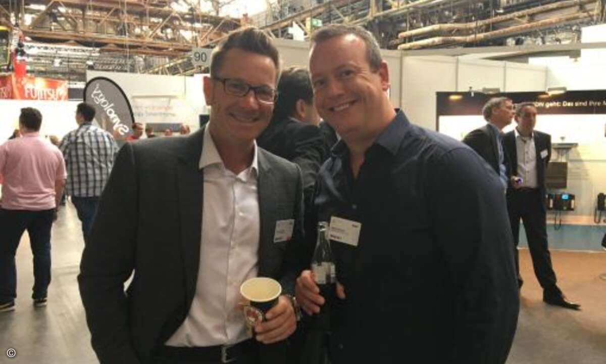 Marc Adelberg (CRN, li.) und Ralf Schweitzer (GSD) (Bild: CRN)