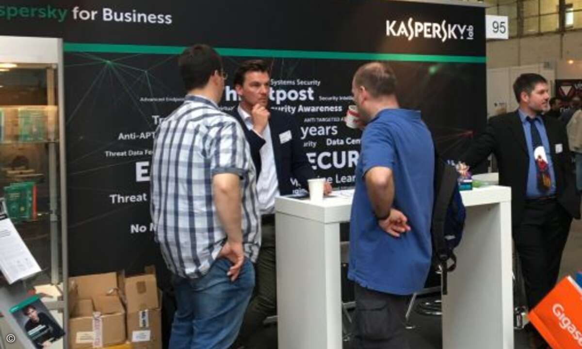 Reger Andrang bei Kaspersky (Bild: CRN)