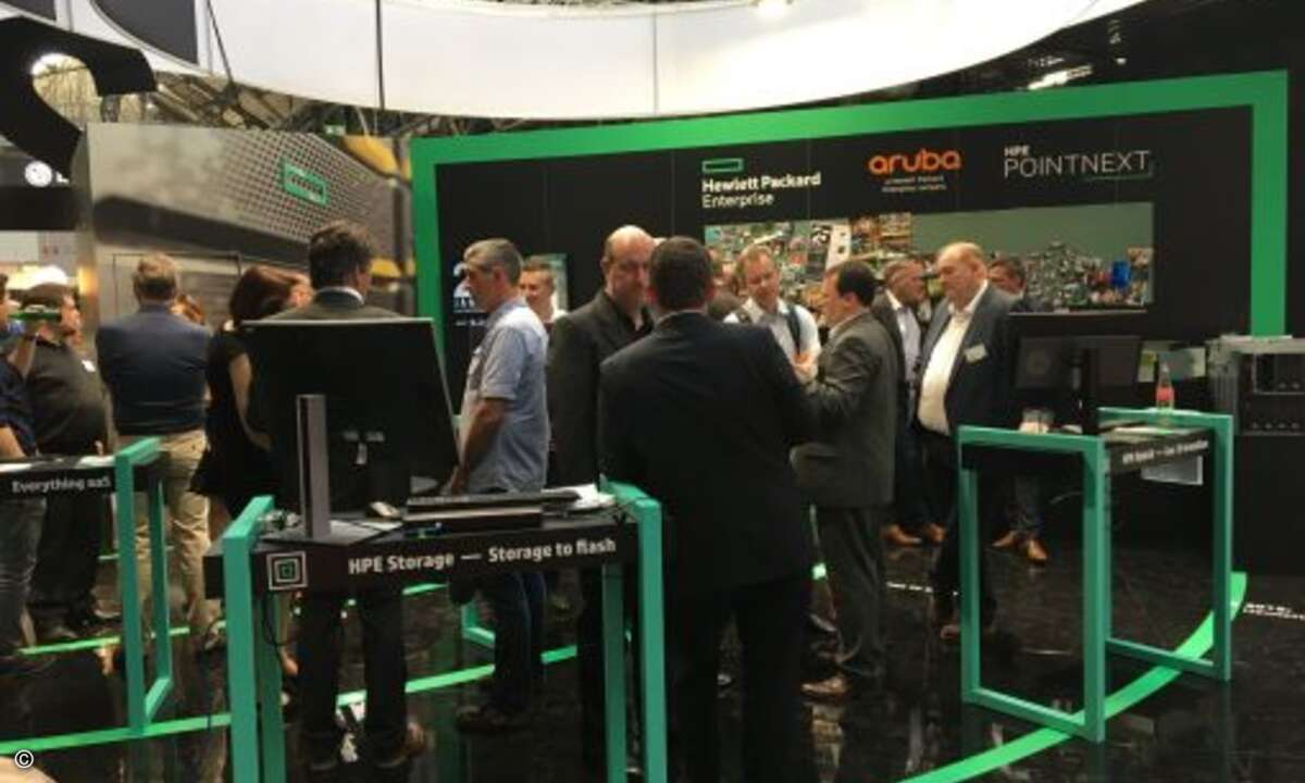 Die Reseller suchten auf der CTV vor allem auch Kontakt zu den HPE-Experten (Bild: CRN)