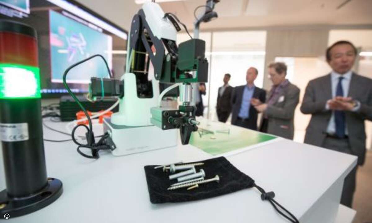 Industrie 4.0 im Kleinformat- ein Digitalisierungsprojekt aus den Fujitsu-Labors (Bild: Fujitsu)