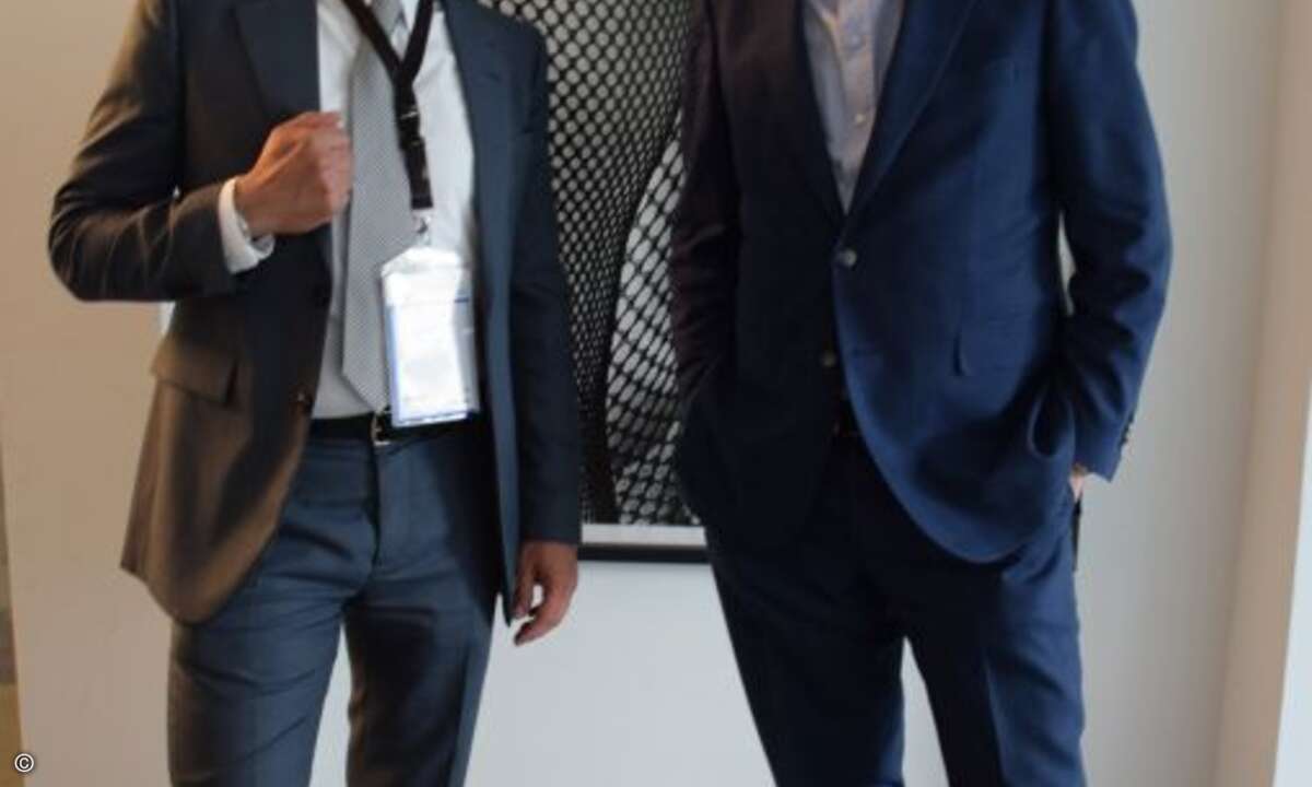 Stabiler Umsatz bei 340 Millionen Euro in 2017: Damit zeigen sich die Herweck-Vorstände Jörg Herweck (links) und Dieter Philippi zufrieden
(Foto: CRN)
