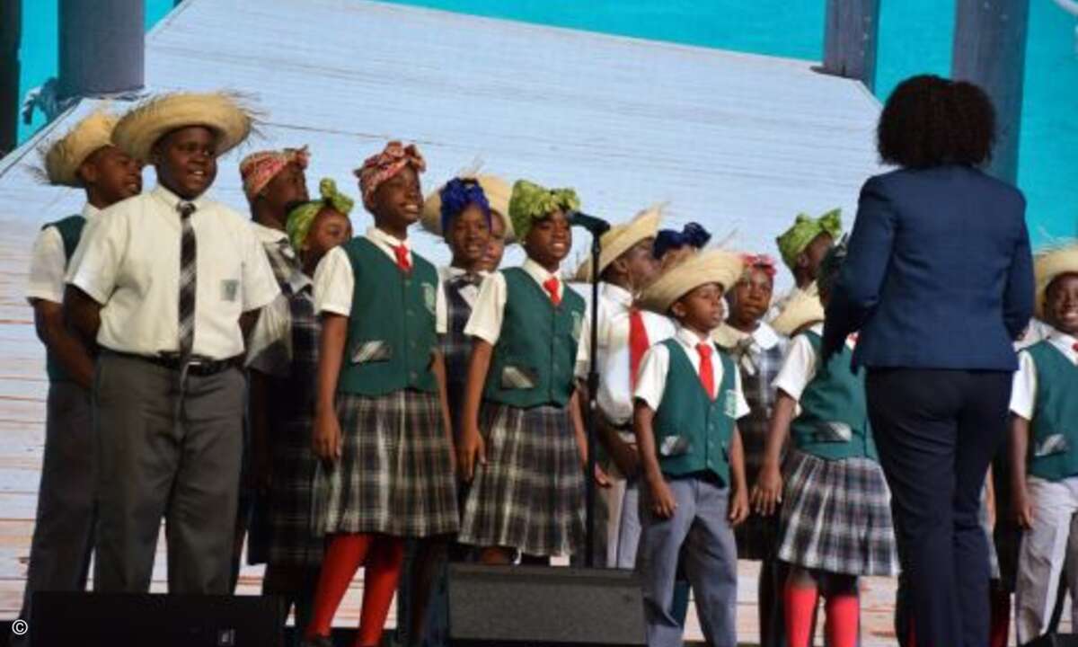 Große Bühne für die Kleinen der Ridgeland Primary School and Choir am Morgen des zweiten Tags der PCW
(Foto: CRN)