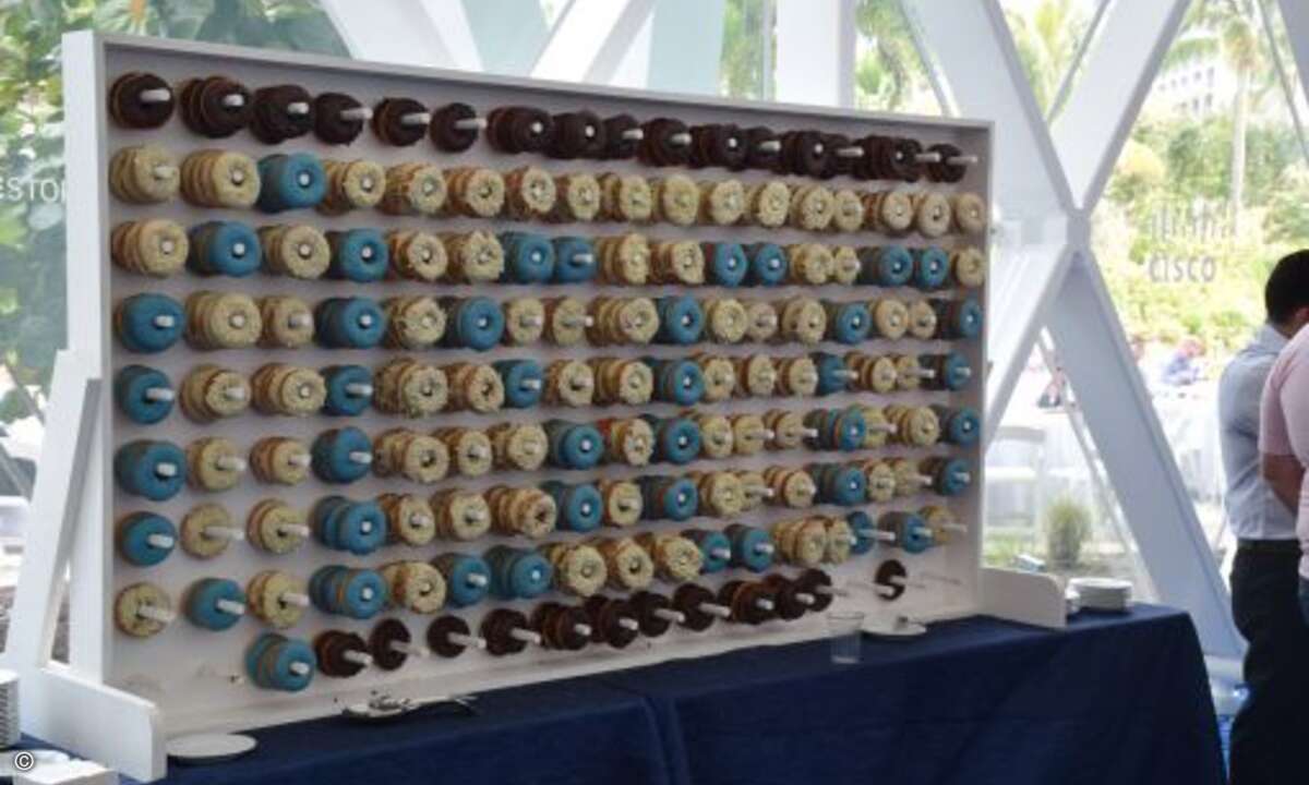 Halb zehn im Baha Mar in Nassau: Donut worry, be happy!
(Foto: CRN)