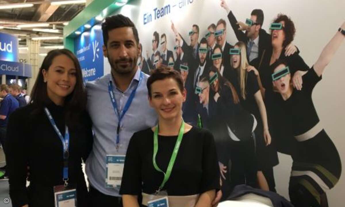 Andrea Pichler, Nima Keyhani und Olga Shenfeld von Ingram Micro (Bild: CRN)