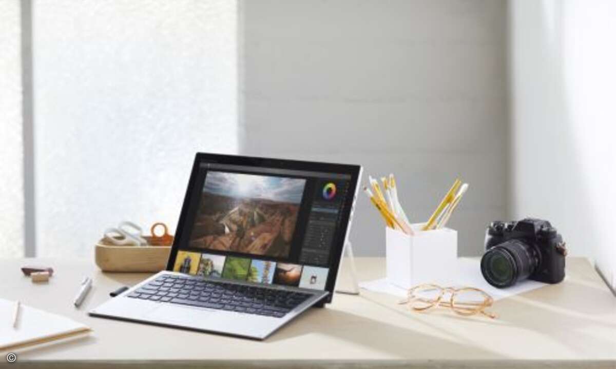 Laut HP ist es das weltweit erste Business-Detachable und Tablet mit integriertem Sichtschutz (Bild: HP)