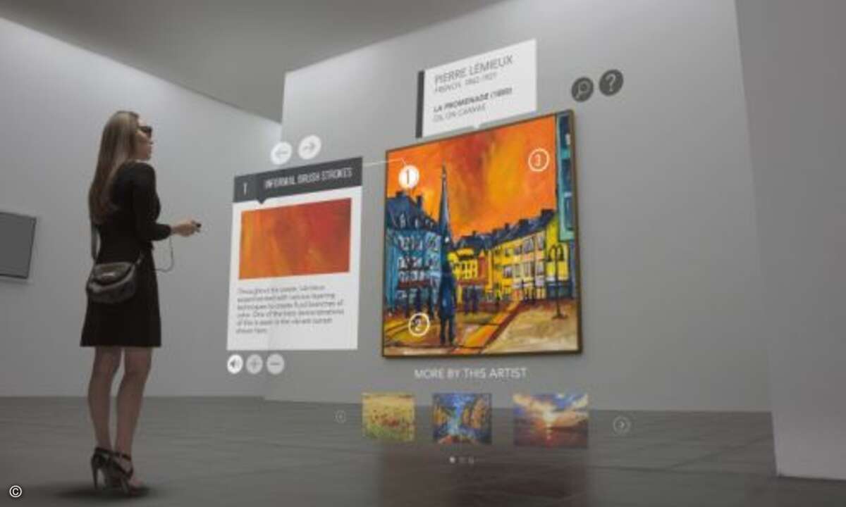 AR im Museum: Da quengeln die Kinder weniger und es bleibt mehr im Gedächtnis hängen (Foto: Epson)