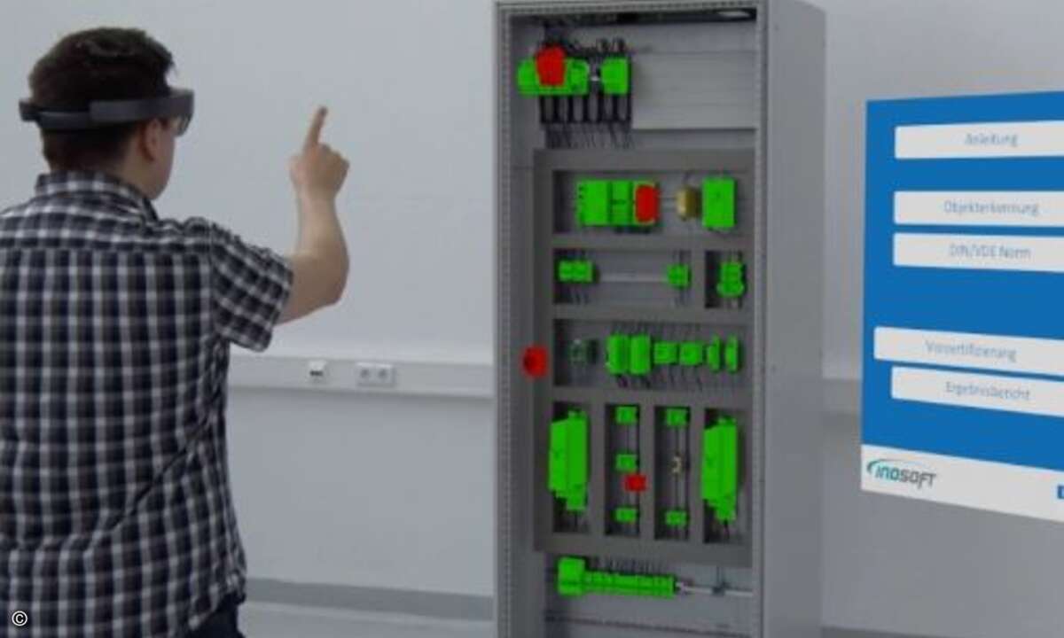 Schaltschränke lassen sich mithilfe »digitaler Zwillinge« überprüfen - Inosoft und VDE (Foto: Inosoft)